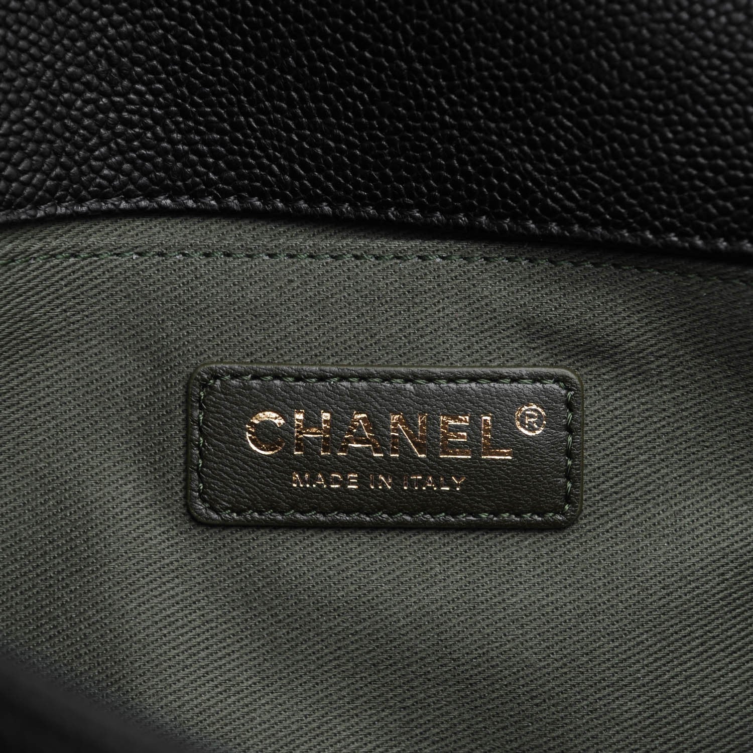 Chanel Caviar Quilted Medium Boy Flap Black 6 of 7