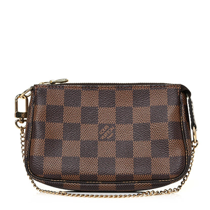 Louis Vuitton Damier Ebene Mini Pochette Accessories 1 of 9
