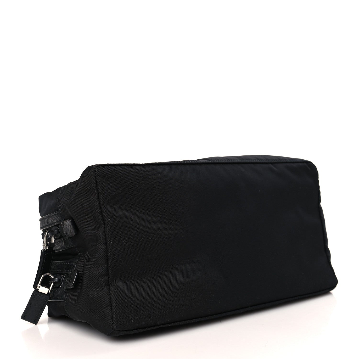 Prada Re-Nylon Saffiano Travel Pouch Black 4 of 9
