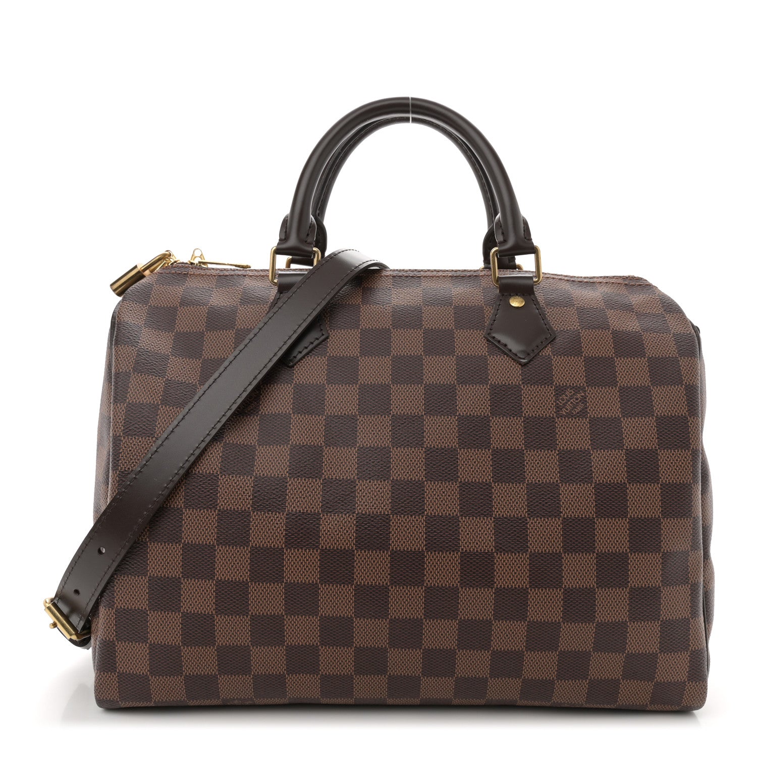 Louis Vuitton Damier Ebene Speedy Bandouliere 30 1 of 10
