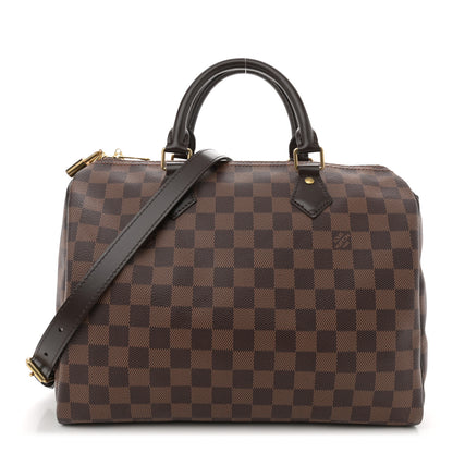 Louis Vuitton Damier Ebene Speedy Bandouliere 30 1 of 10
