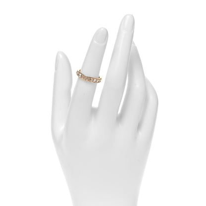 Tiffany 18K Rose Gold Diamond Metro Rose Cut Eternity Band Ring 49 5 2 of 5