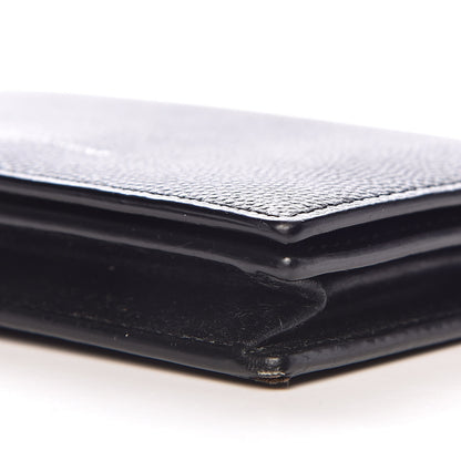 Saint Laurent Grain De Poudre Business Card Case Black 9 of 12