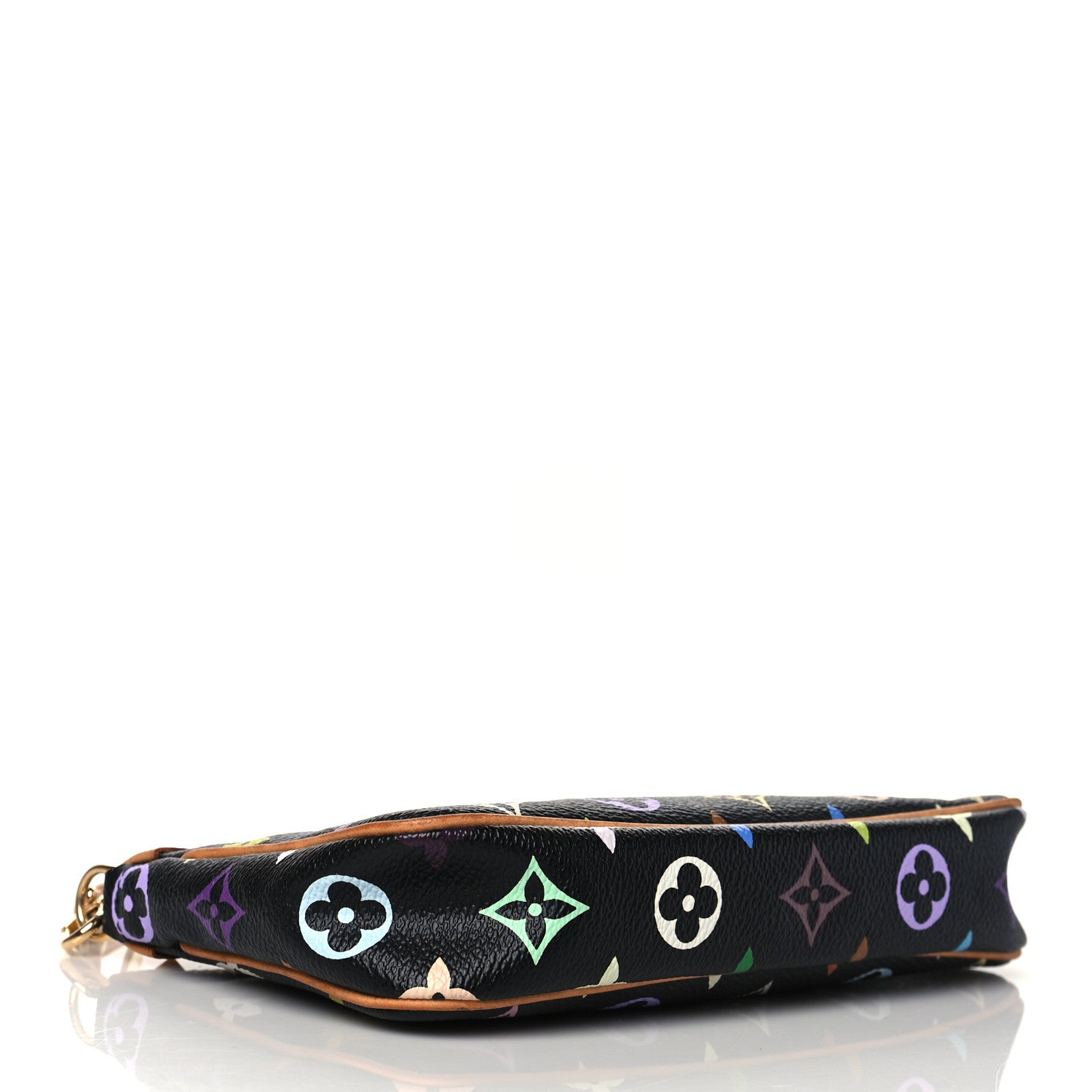 Louis Vuitton Monogram Multicolor Pochette Accessories Black 4 of 9