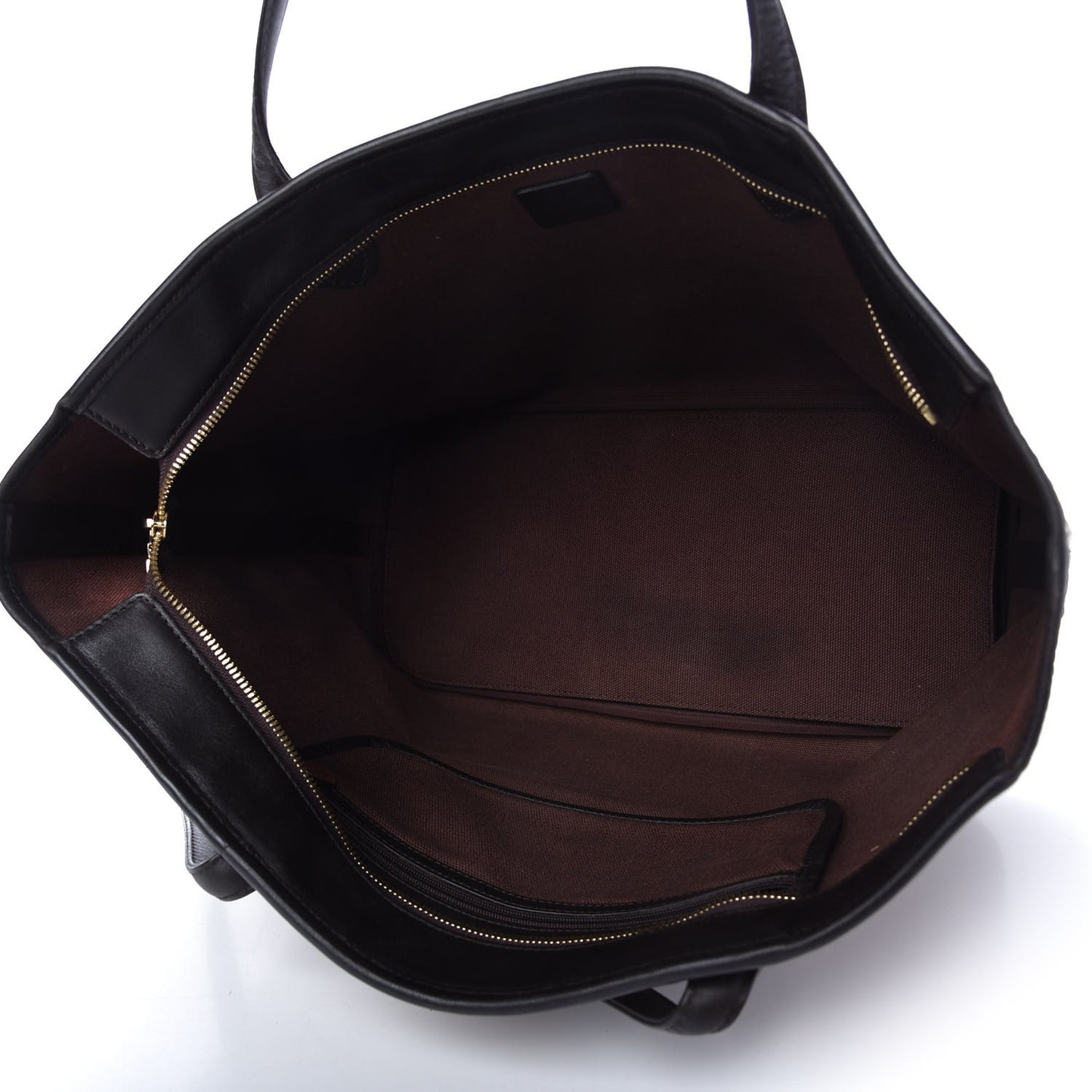 Visetos Dog Bone Striped Shopper Tote Brown