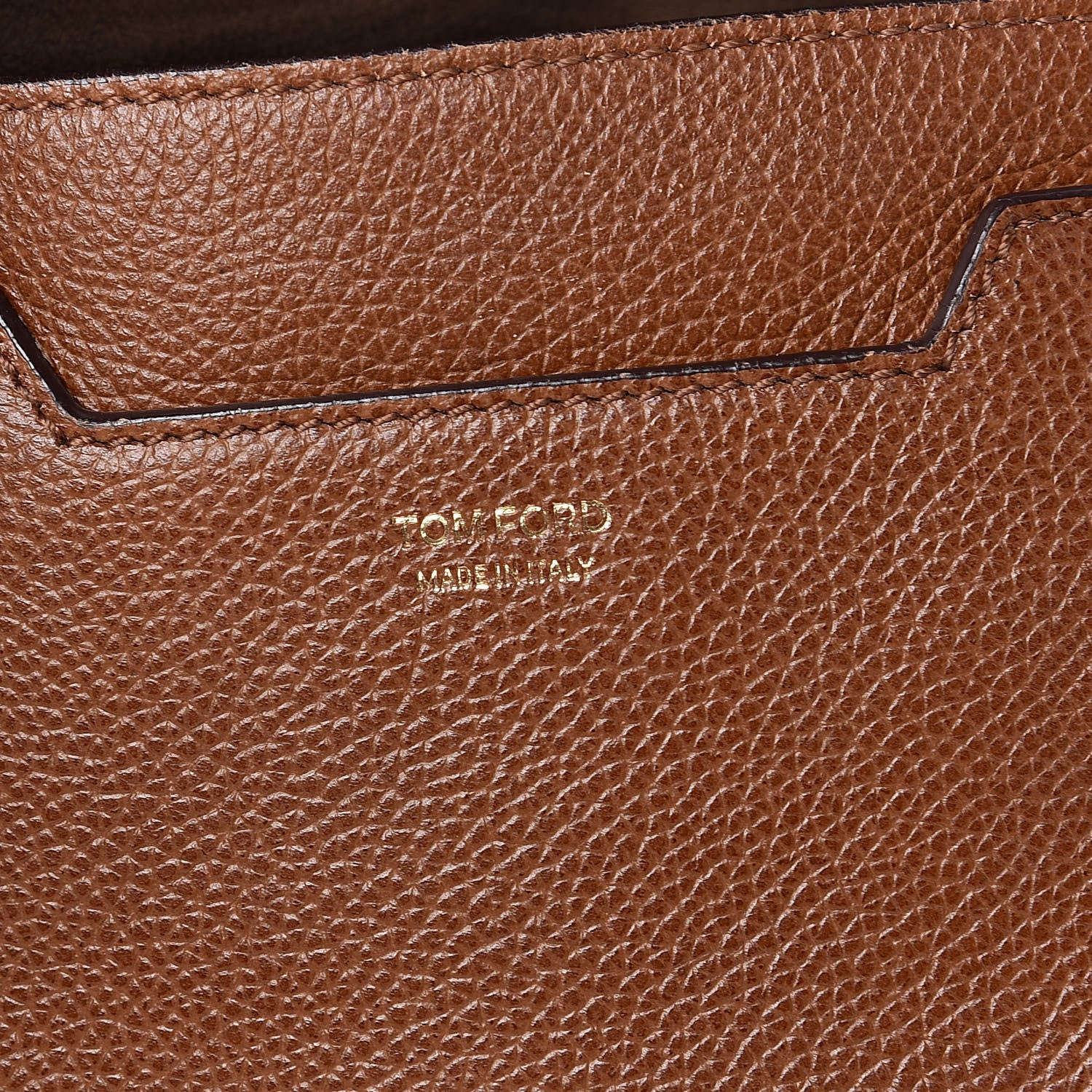 Tom Ford Pebbled Calfskin Mini Jennifer Crossbody Bag Caramel 6 of 15