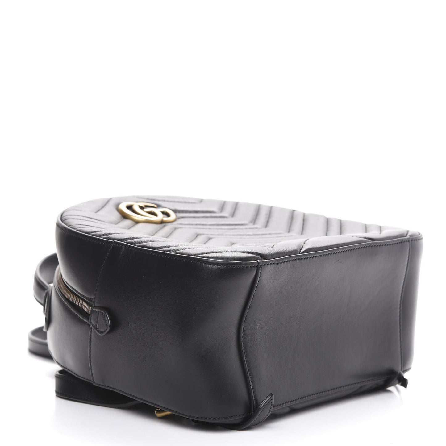 Calfskin Matelasse GG Marmont Dome Backpack Black