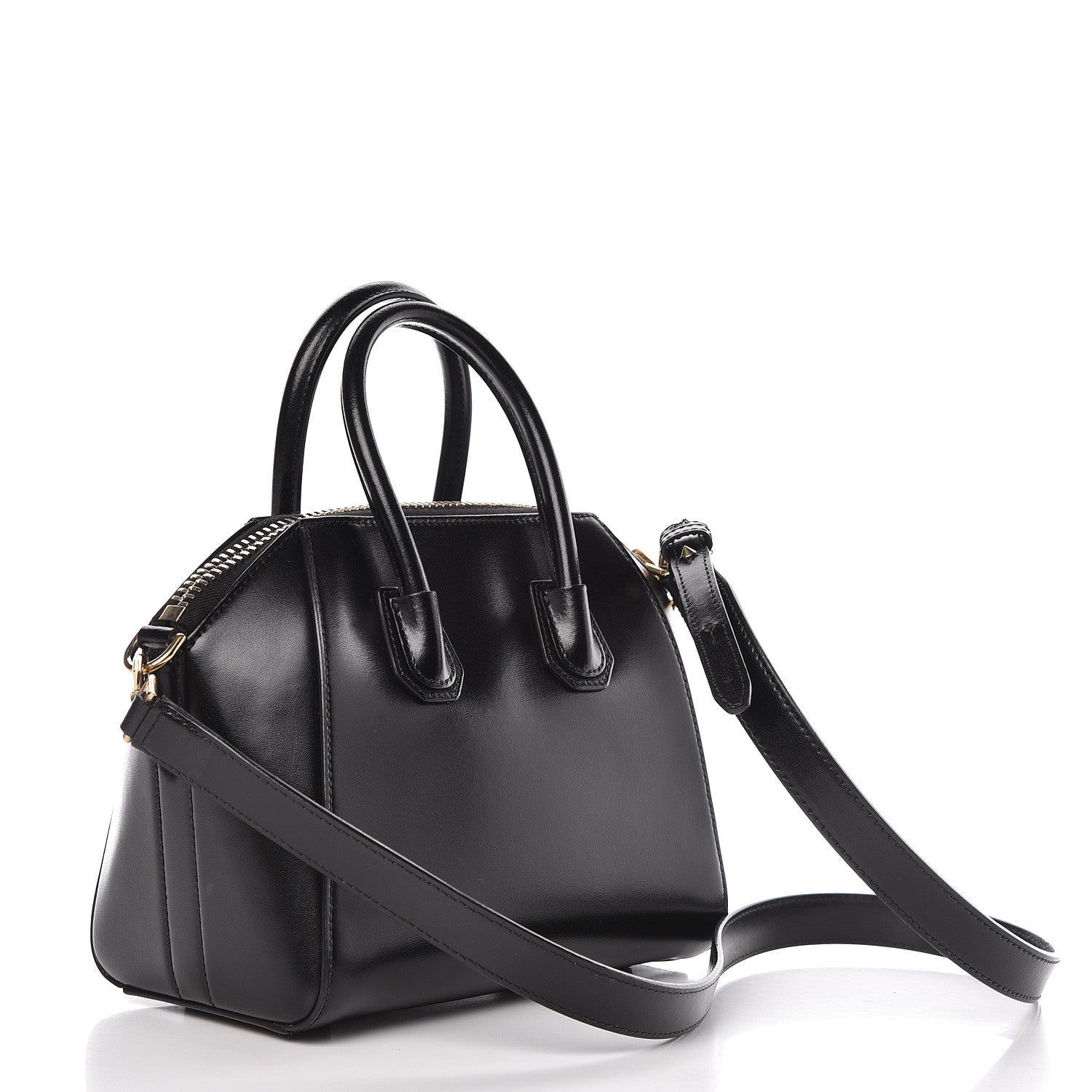Givenchy Shiny Lord Calfskin Mini Antigona Black 3 of 10