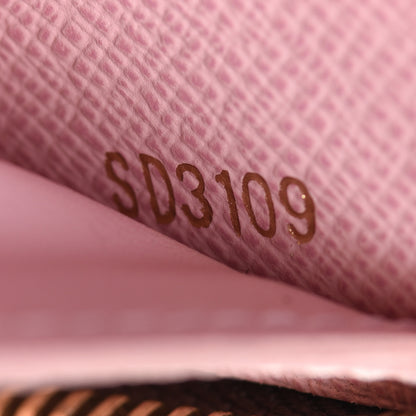 Louis Vuitton Monogram Clemence Wallet Rose Ballerine 7 of 8