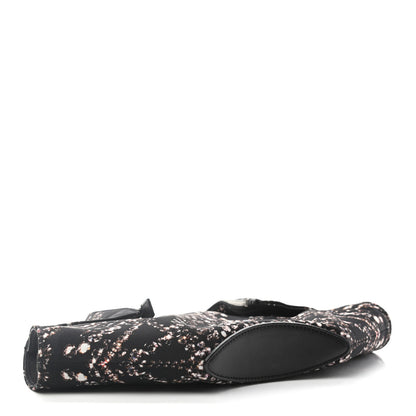 Alexander McQueen Silk Dandelion Print De Manta Clutch Black 4 of 8