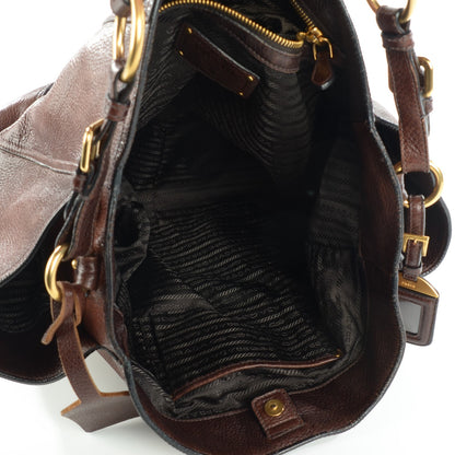 Prada Cervo Antik Hobo Cacao Sfumato 9 of 9
