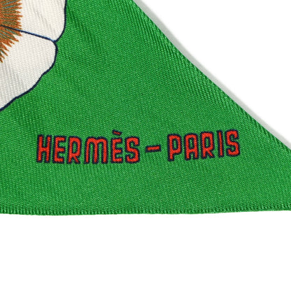 Hermes Silk Dress Code Twilly Vert Vif Bleu Rouge 2 of 4