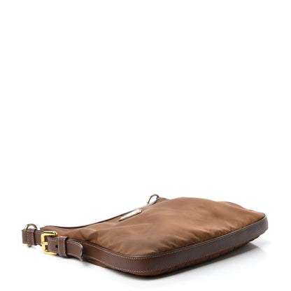 Prada Tessuto Nylon Saffiano Messenger Bag Corinto 4 of 10