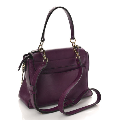 Chloe Calfskin Small Faye Day Shoulder Bag Intense Violine 3 of 9