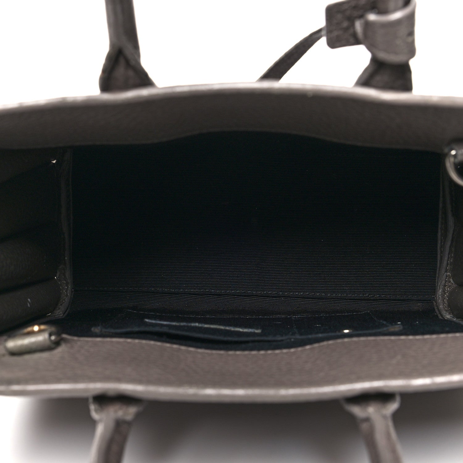 Saint Laurent Grained Calfskin Nano Sac De Jour Fog 5 of 17