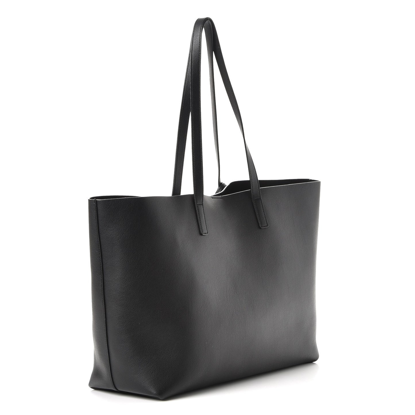 Calfskin Large Shopping Tote Black