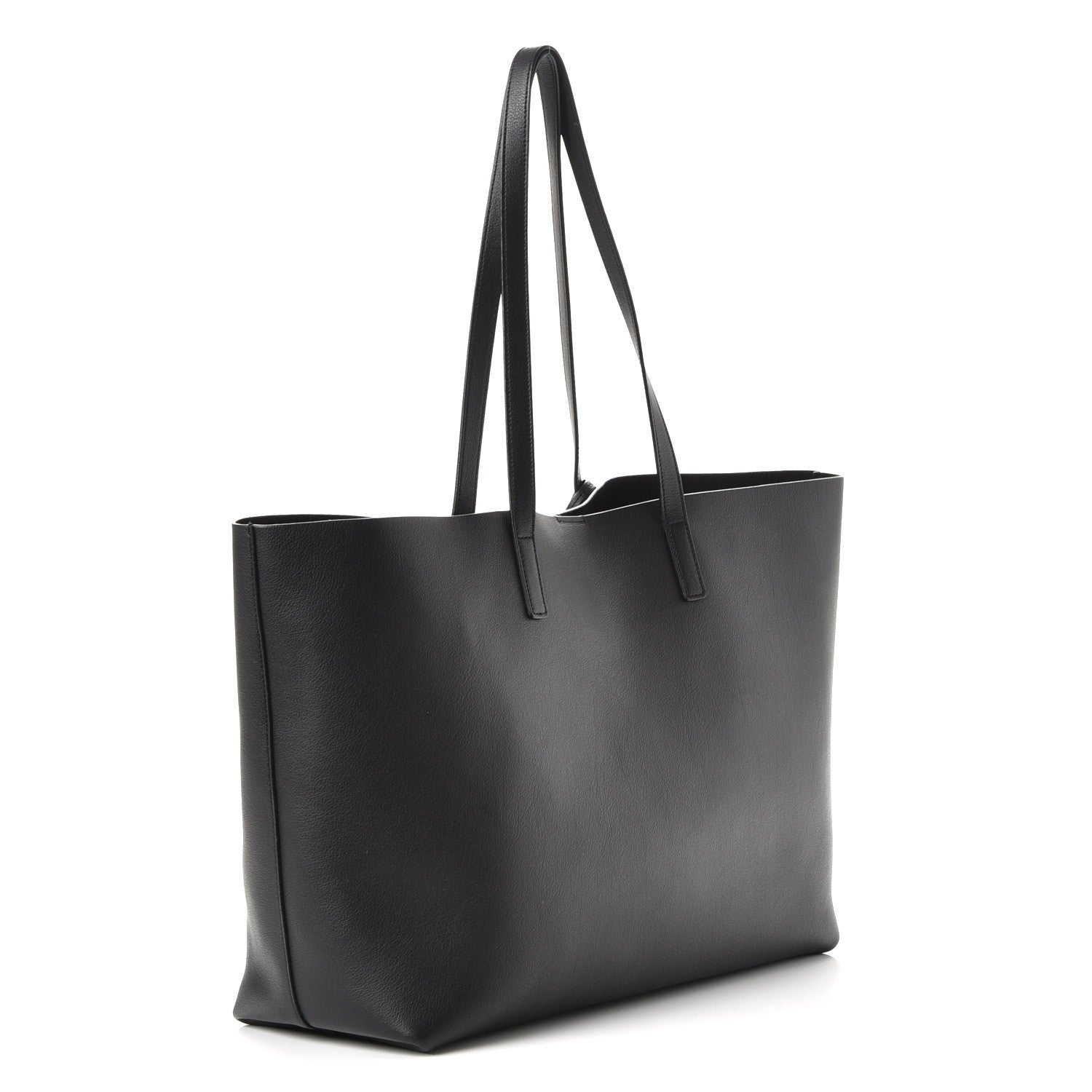 Saint Laurent Calfskin Large Shopping Tote Black 4 of 9