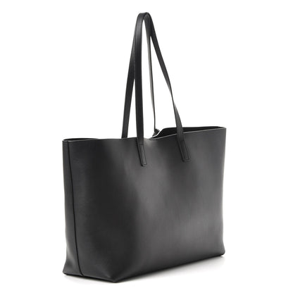 Saint Laurent Calfskin Large Shopping Tote Black 4 of 9
