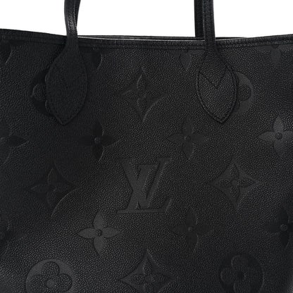Louis Vuitton Empreinte Monogram Giant Neverfull MM Black 8 of 10
