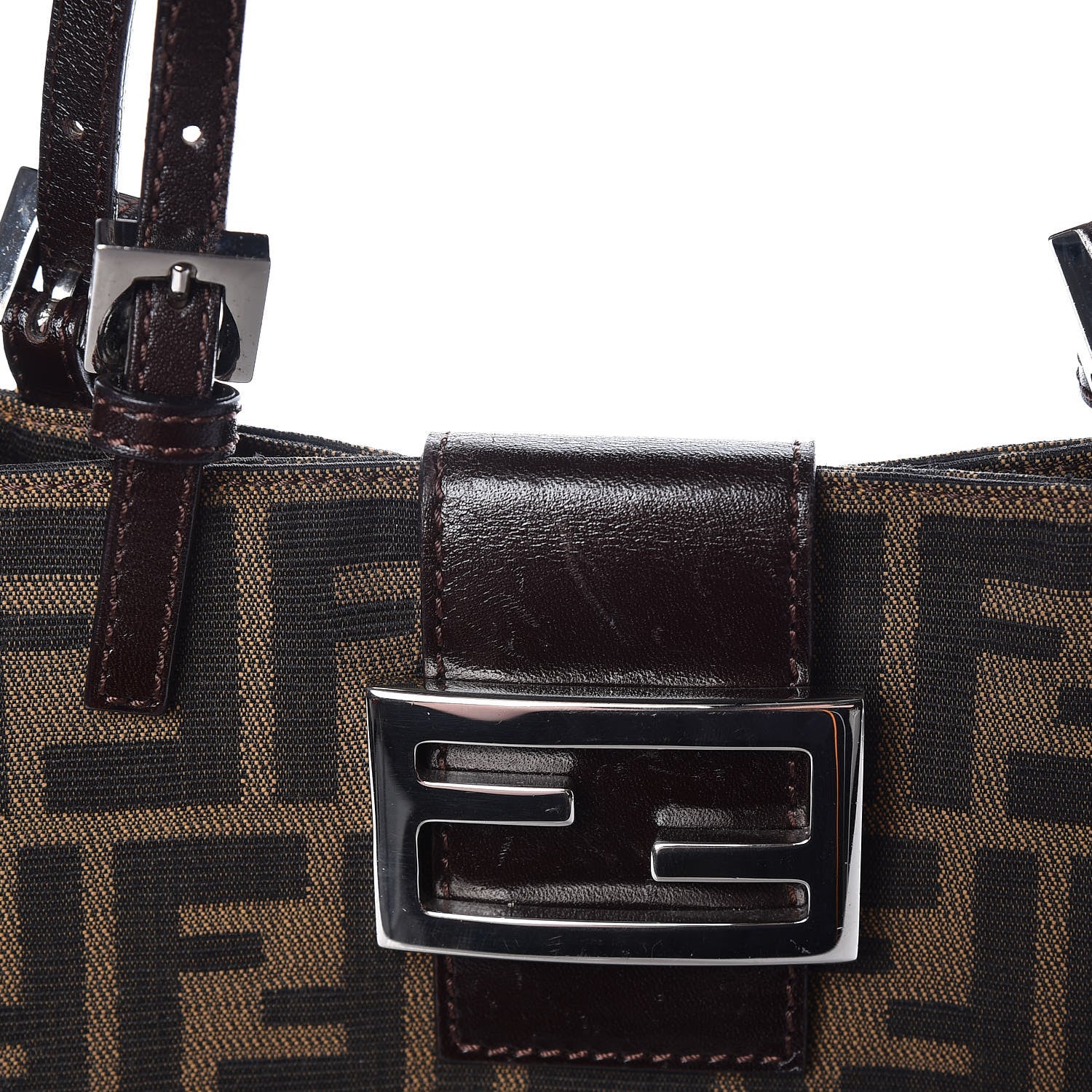 Fendi Zucca Shoulder Bag Tobacco 11 of 11
