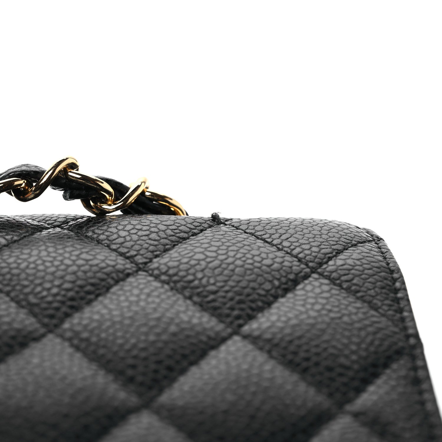 Chanel Caviar Quilted Medium Double Flap Black 11 of 12