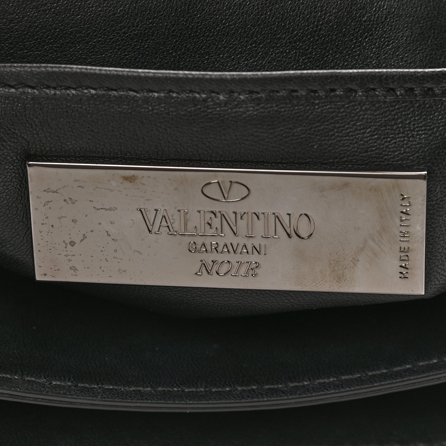 Valentino Garavani Vitello Rockstud All Over Va Va Voom Flap Bag Black 6 of 8