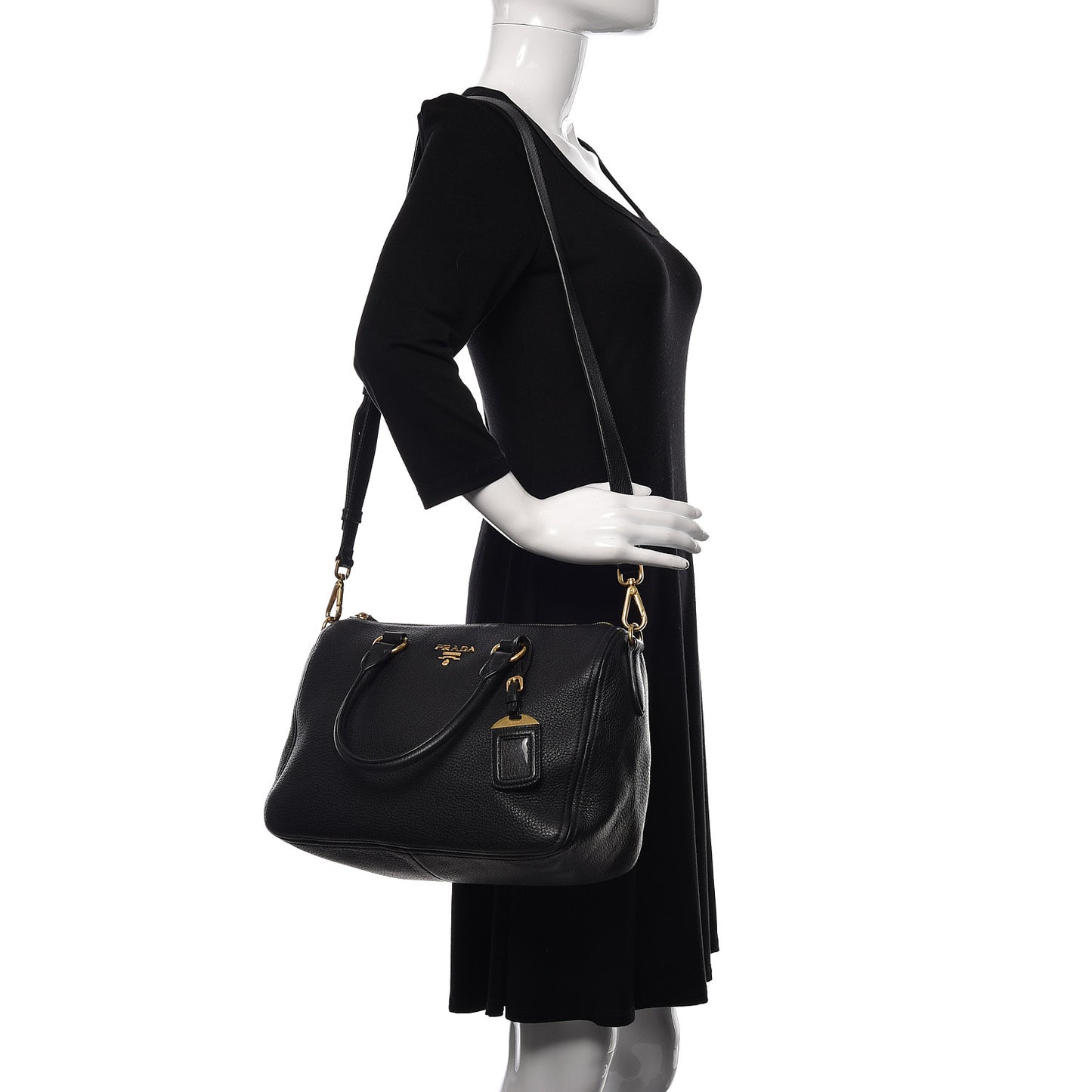 Vitello Phenix Bauletto Black