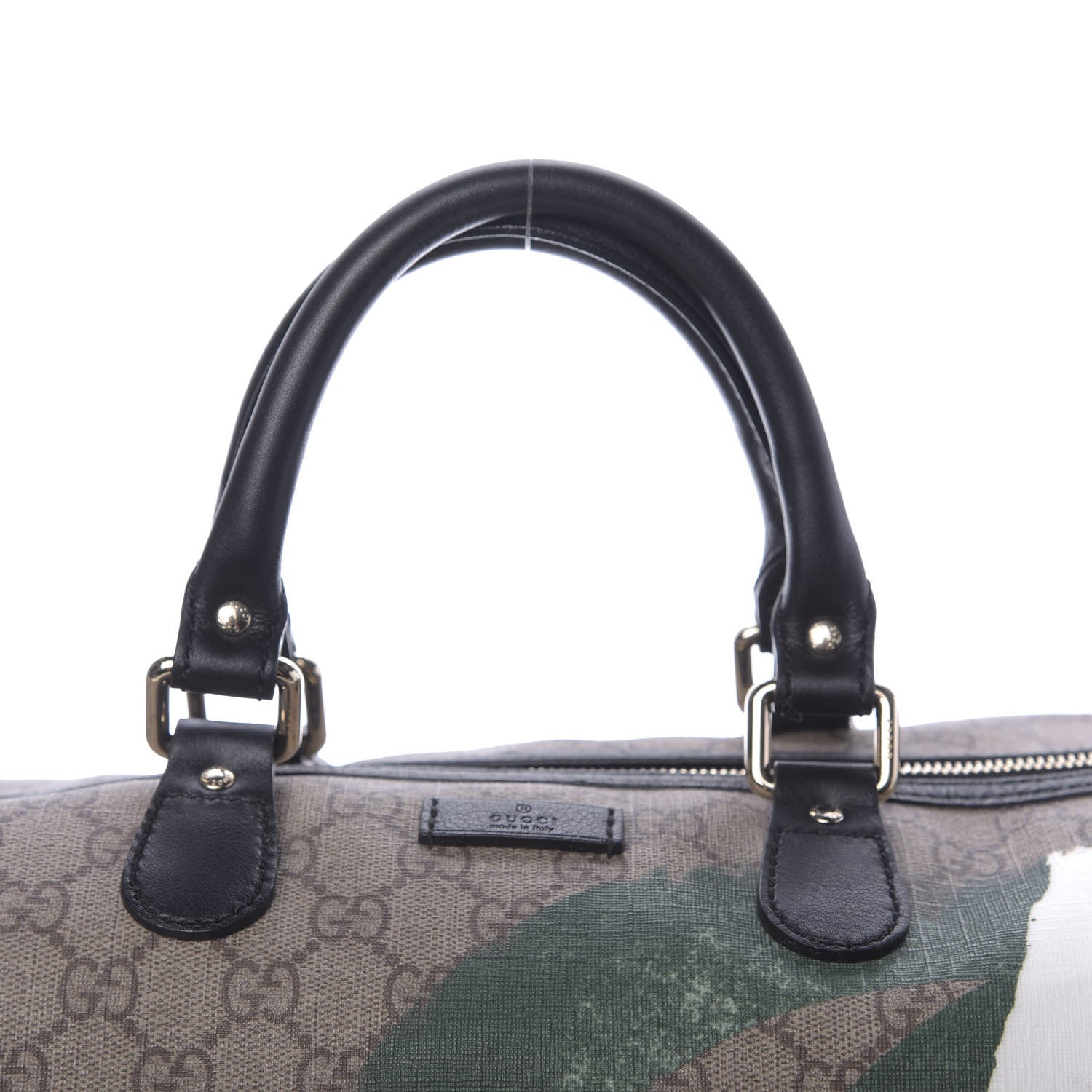 Gucci GG Plus Monogram Large Italy GG Flag Unicef Duffle Beige 9 of 14