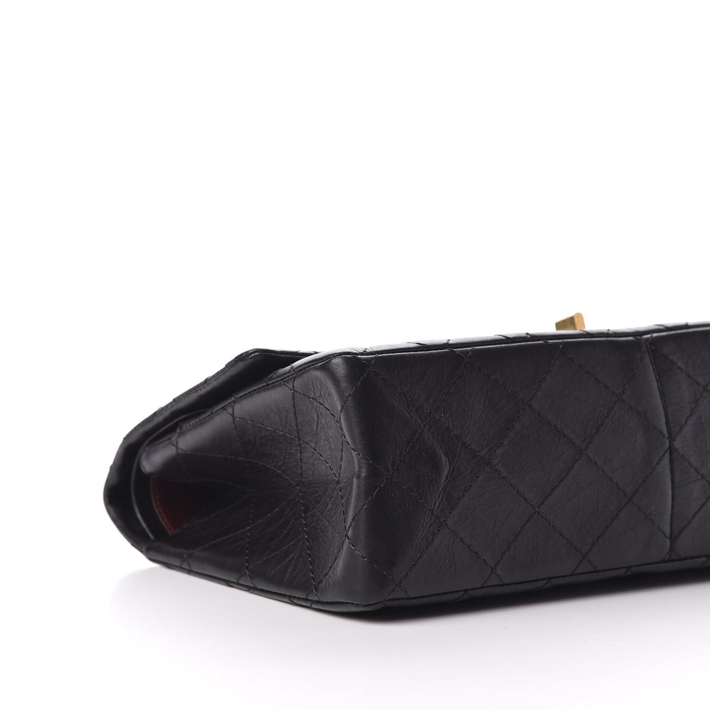 Aged Calfskin Quilted 2.55 Reissue 226 Flap Black