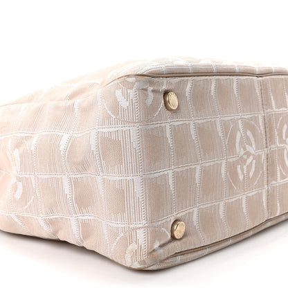 Chanel Nylon Small Travel Tote Beige 9 of 10
