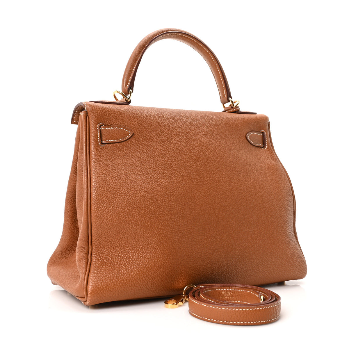 Hermes Togo Kelly Retourne 28 Gold 3 of 10