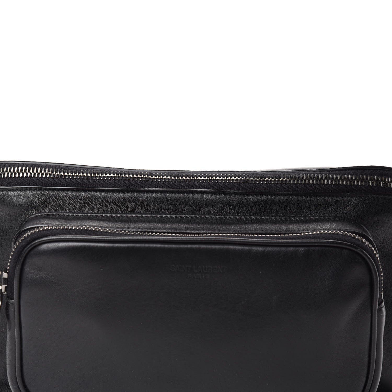 Saint Laurent Lambskin Subway Belt Bag Black 11 of 11