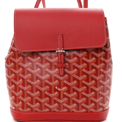 Goyard Goyardine Calfskin Mini Alpin Backpack Red 7 of 9