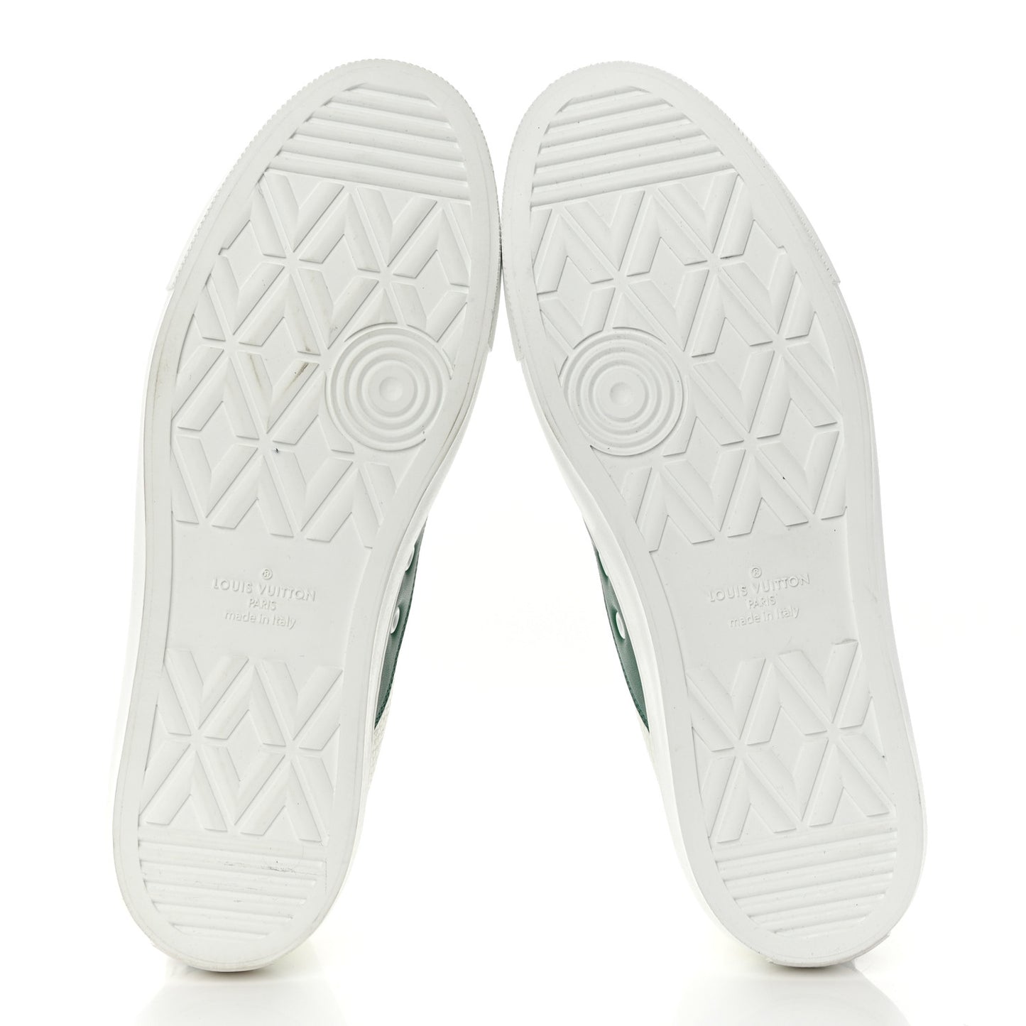 Grained Calfskin Mens Tattoo Sneaker Boots 8 White Green