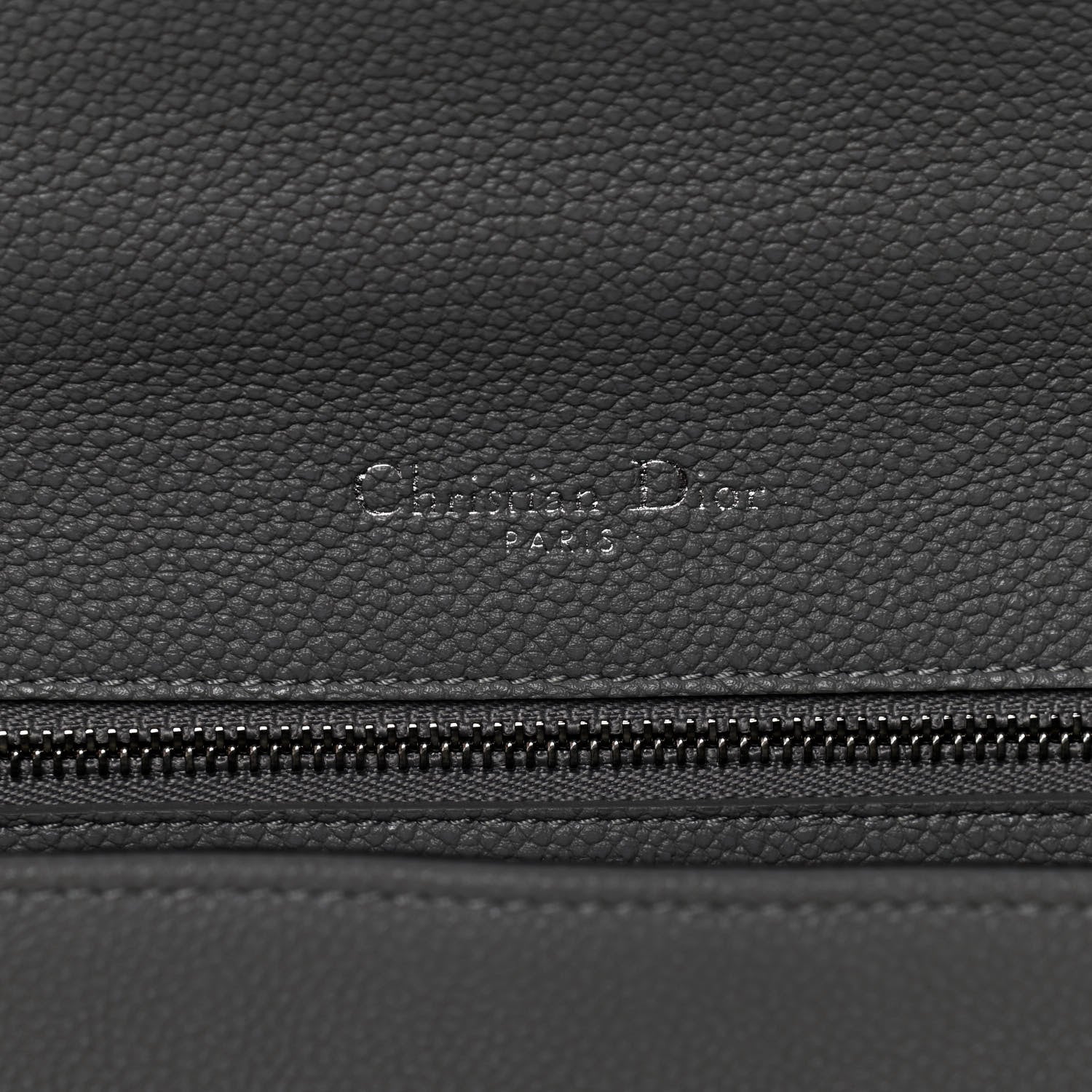 Christian Dior Grained Calfskin Medium Diorama Flap Bag Gris 12 of 16