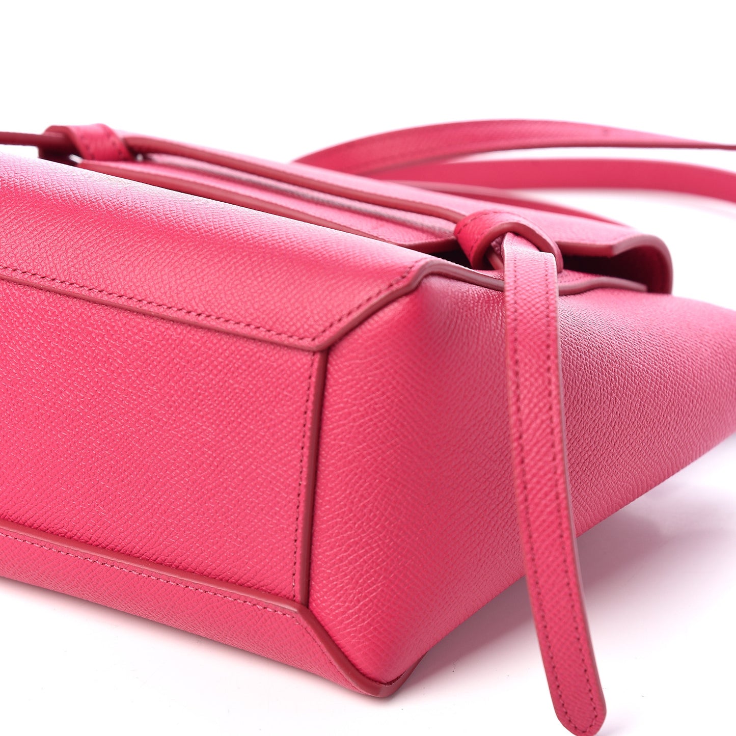 Grained Calfskin Nano Belt Bag Pink