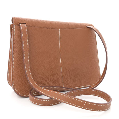 Hermes Taurillon Clemence Halzan 25 Gold 2 of 9