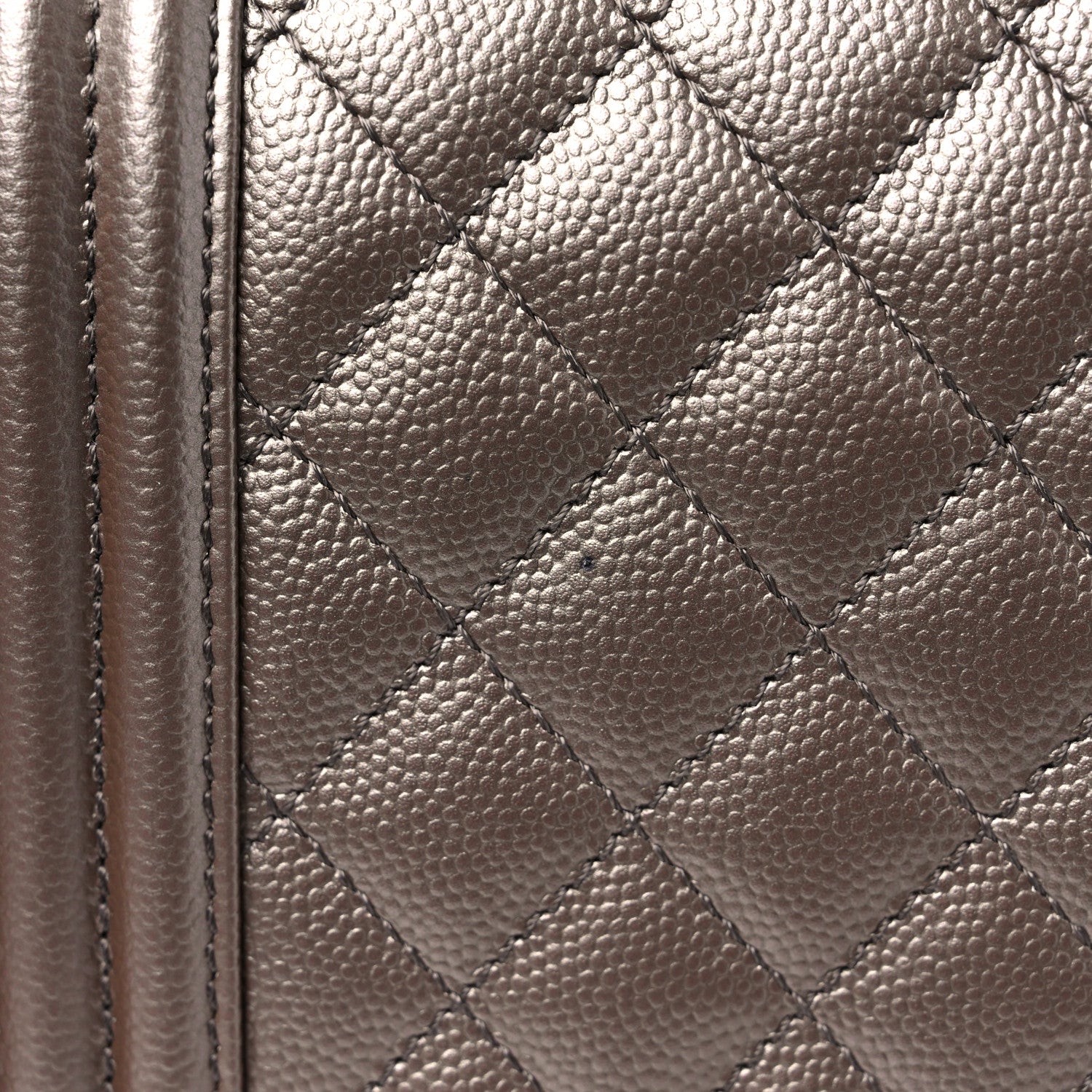 Chanel Metallic Caviar Quilted New Medium Boy Flap Copper 11 of 11