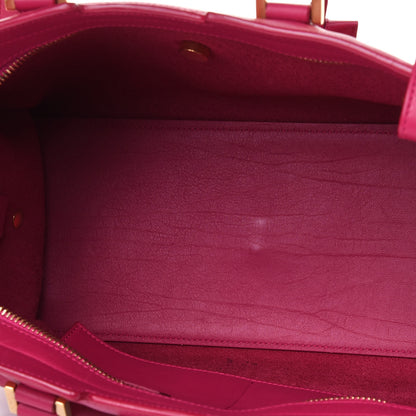 Saint Laurent Calfskin Small Classic Y Cabas Fuchsia 4 of 4