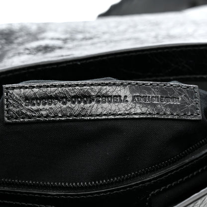 Balenciaga Agneau Arena XS Le Cagole Flap Bag Black 8 of 11