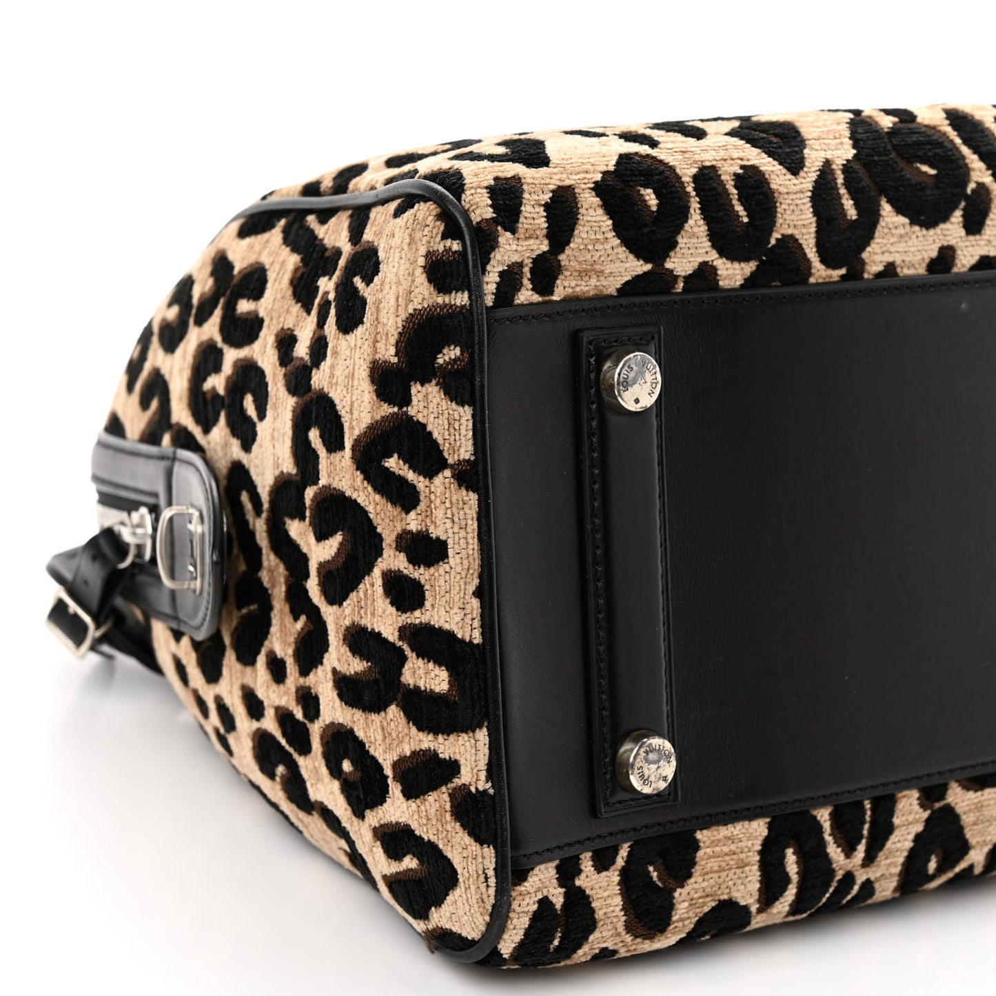 Jacquard Velvet Leopard Print Stephen Sprouse Speedy