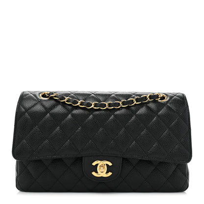 Chanel Caviar Quilted Medium Double Flap Black 1 of 16