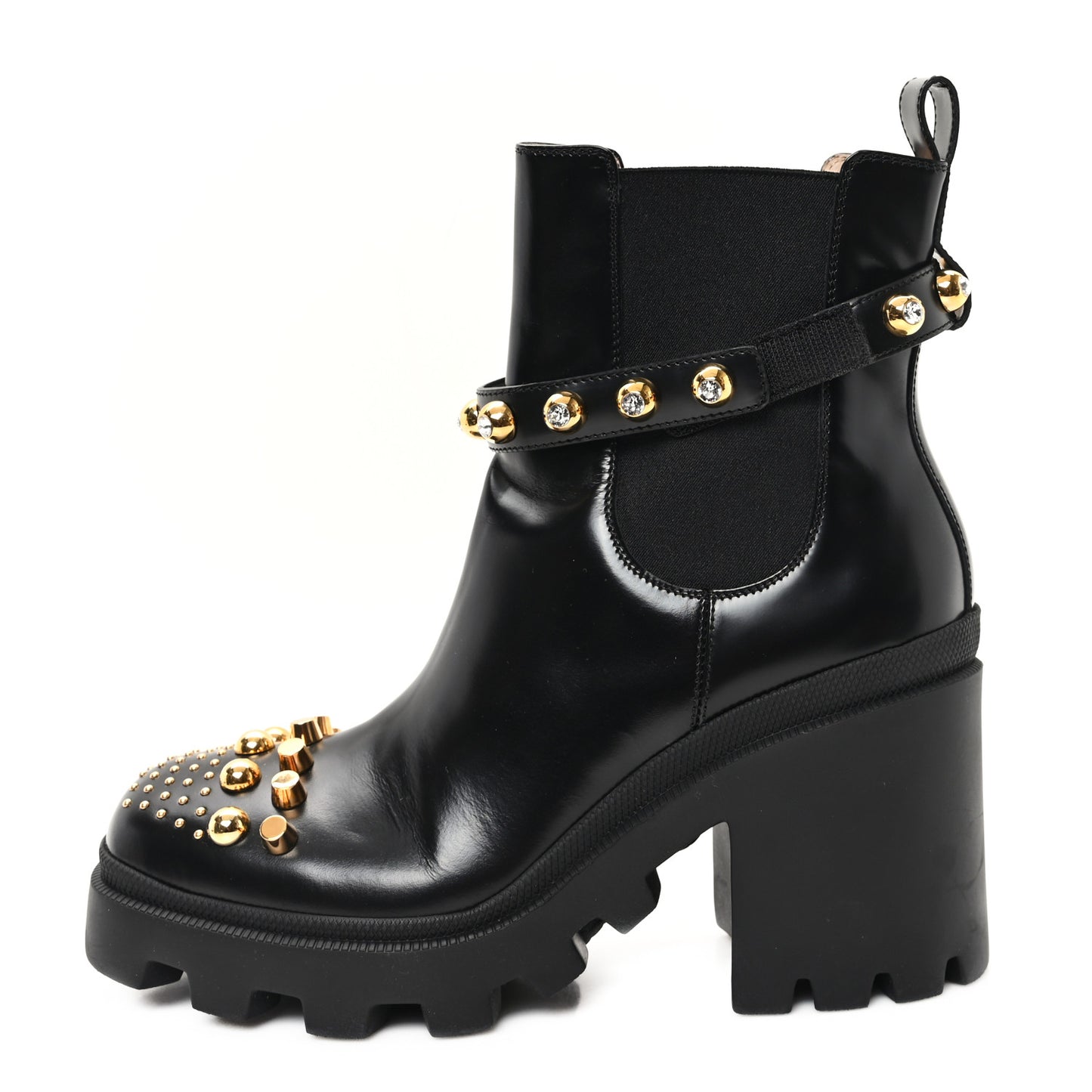 Calfskin Magnum Combat Boots 40 Black