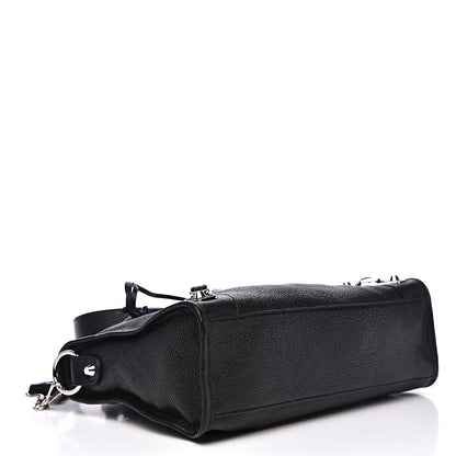 Balenciaga Chevre Silver Metallic Edge Hardware S City Black 3 of 9