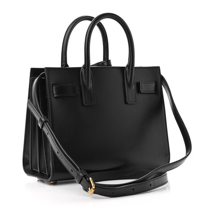 Saint Laurent Calfskin Nano Sac De Jour Black 3 of 11