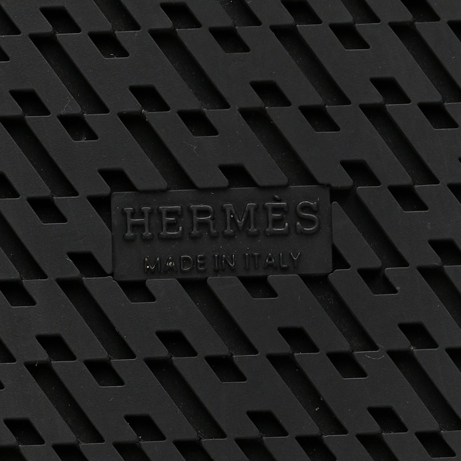 Hermes Calfskin Womens Chypre Sandals 36.5 Black 7 of 9