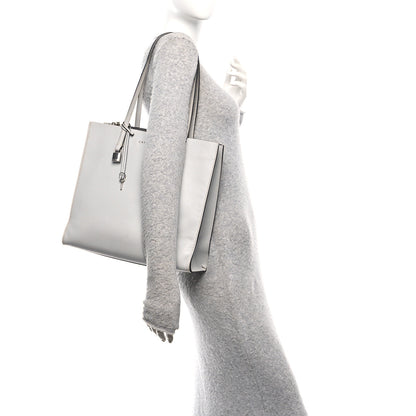 Marc Jacobs Grained Calfskin Grind Shopper Tote Grey 2 of 13