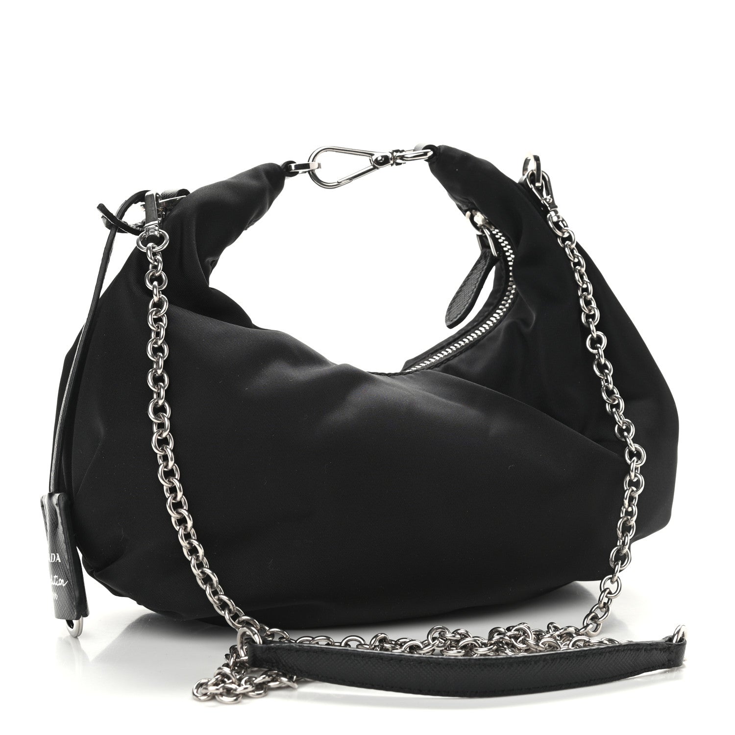 Prada Tessuto Nylon Saffiano Re-Edition 2006 Shoulder Bag Black 3 of 11