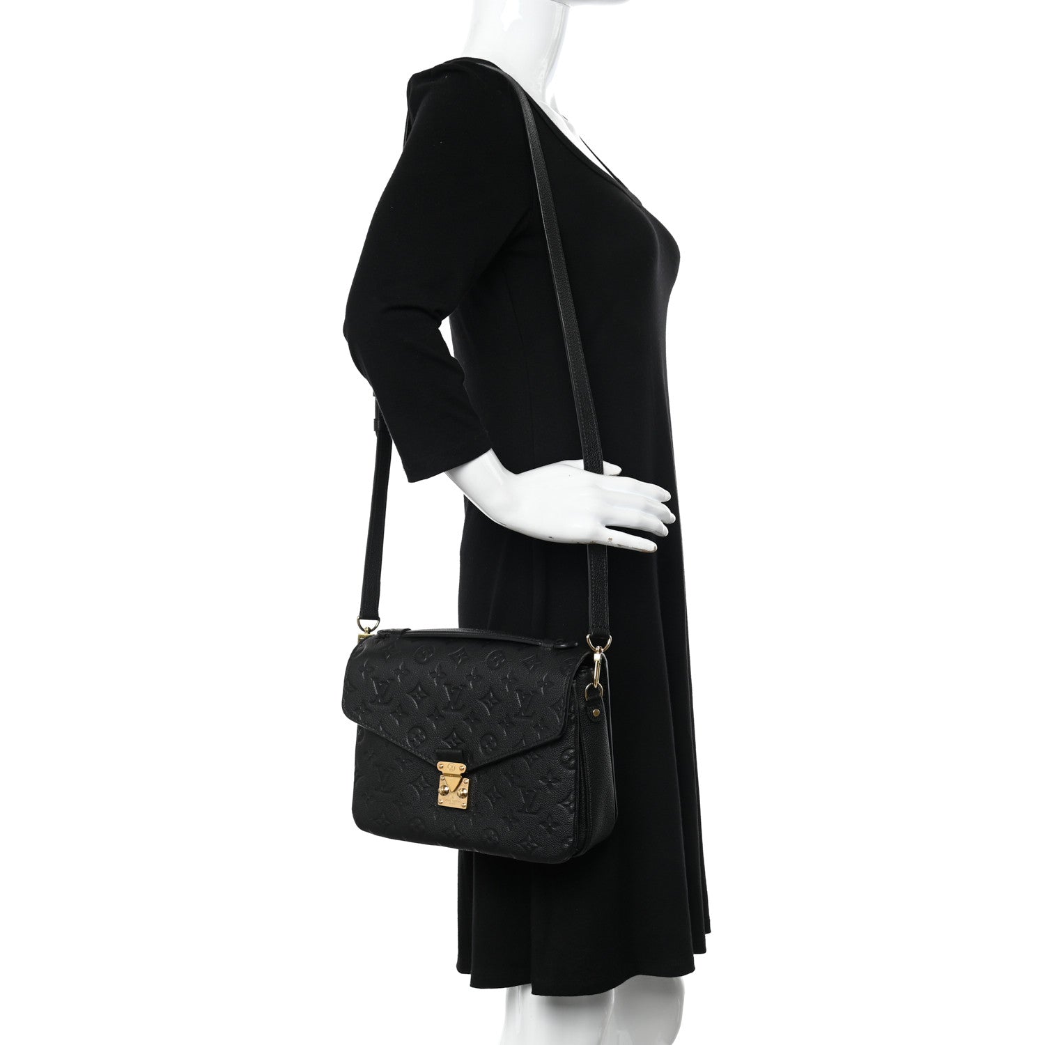 Louis Vuitton Empreinte Pochette Metis Black 3 of 9