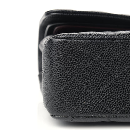 Chanel Caviar Quilted Medium Double Flap Black 8 of 9